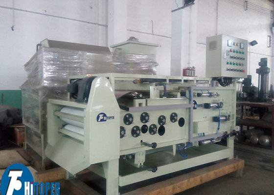 Gravity Dewatering Zone and Wedge-Shaped Dewatering Zone for Full Dehydration in Belt Filter Press