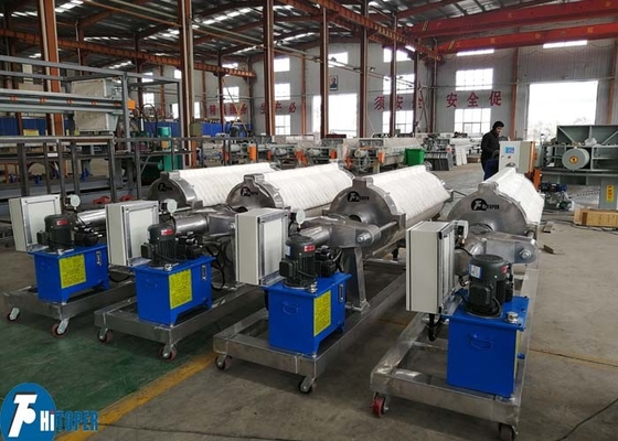Round Structure Cotton Cake Filter Press with Aluminum Alloy and Reinforced Polypropylene Material