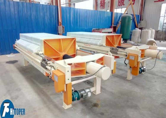 Hydraulic Closure Chamber Filter Press with Automatic Cake Discharge and Cloth Cleaning System for Industrial Suspension Separation