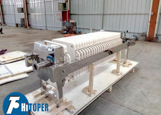 Stainless Steel Filter Press Offering Manual Jack Automatic Hydraulic and Screw Pressing Methods for Solid Liquid Separation