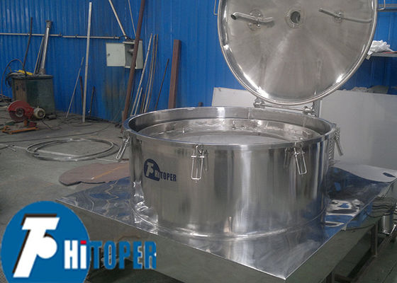 Platform Base Centrifuge Designed for Top Feed Material Entry and Liquid Solid Separation in Chemical Water Treatment