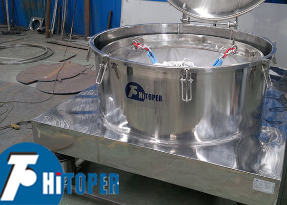 Platform Base Centrifuge Designed for Top Feed Material Entry and Liquid Solid Separation in Chemical Water Treatment
