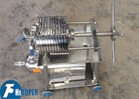 Plate And Frame Oil Filter Machine , 150mm Dia Stainless Steel Industrial Filters