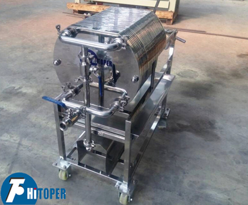 Plate and Frame Filter Press for Solid-Liquid Separation with Different Filter Media