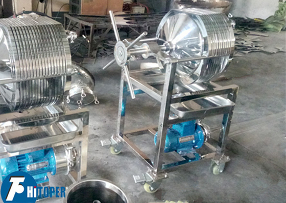 Stainless Steel Plate and Frame Filter for Solid-Liquid Separation with Centrifugal Pump Feeding