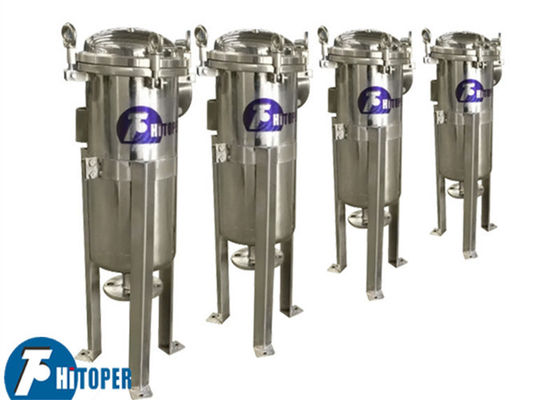 Stainless Steel Bag Filter Housing with Lifting Lug Flange Structure and Easy Maintenance for Liquid Filtration Systems