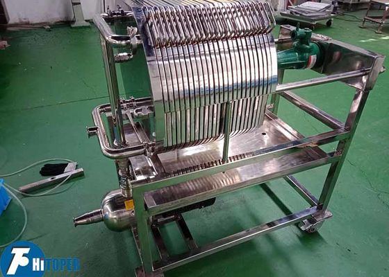 Stainless Steel Plate and Frame Filter Press with Screw Thread Structure and Replaceable Filter Media for Industrial Filtration Needs