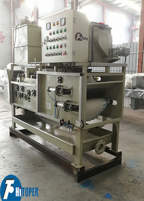Sludge Dewatering With Simple Structure Belt Filter Press For Water Oil Separation In Industrial