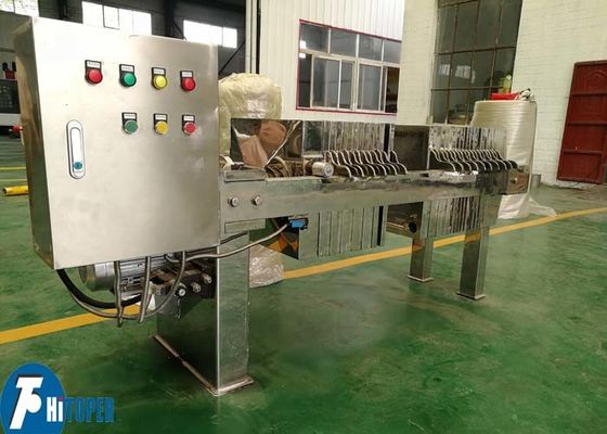 SS304 SS316L Stainless Steel Filter Press for Filtration of Liquids Including Syrup Vinegar Oils and Electroplating Solutions