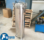 Large Capacity Side Feeding Industrial Stainless Steel Filter Housing With Filtration Metal Basket