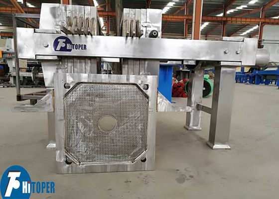 Stainless Steel Filter Press Hydraulic Type for Filtration of Liquid Medicine Beverage Juice Syrup Vinegar and Oils