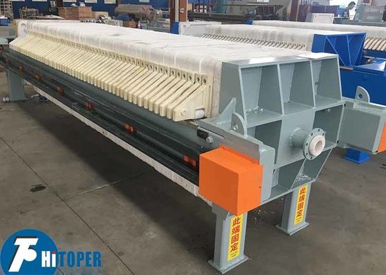 Automatic Chamber Filter Press with Hydraulic Cylinder and PLC Control Cabinet for Textile Industry Wastewater Treatment and Cake Handling