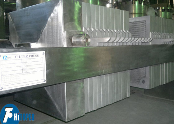 Stainless Steel Filter Press for Liquid Filtration in Pharmaceutical Food and Beverage Chemical and Oil Industries