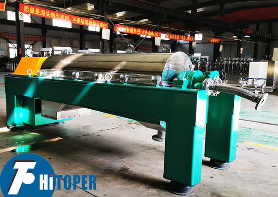 Industrial Decanter Centrifuge for Automatic Separation of Liquid Liquid Solid Phases in Industrial Suspension Processing