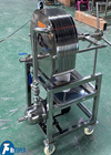 400mm stainless steel plate and frame filter press fine filtration machine for biological using