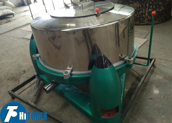 Industrial Basket Centrifuge SS1000 Three Foot Manual Discharge Machine for Chemical Powder Dehydration and Solid Liquid Separation