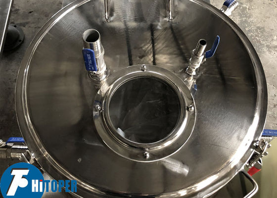 Platform Base Centrifuge Featuring Hermetic Closure and Top Cover Discharge for Safe and Separation of Toxic and Flammable Materials