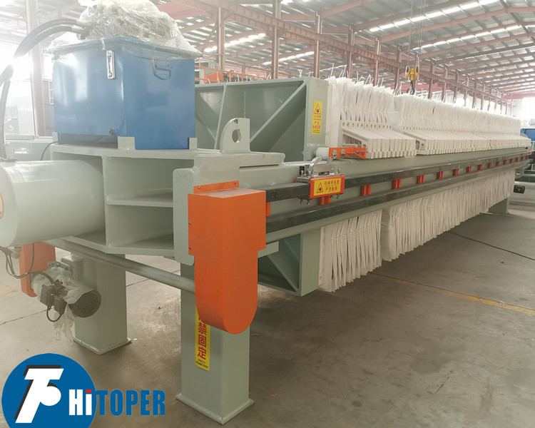 China manufacturers program controlled solid-liquid separation filter press with automatic cake discharge