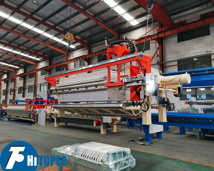 Coal Washing Water Treatment Industrial Filter Press, 4.0KW PP Plate Filtration Machine