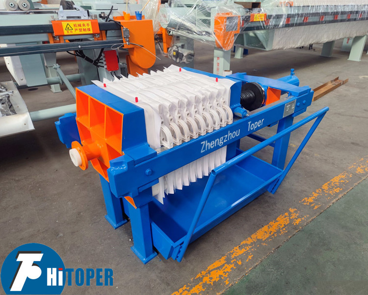 Automatic  Hydraulic Compress Sludge Dewatering Industrial Filter Press For Wastewater Filtration