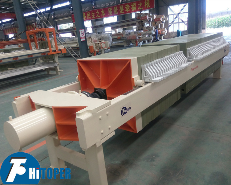 Membrane Filter Press for Separating Viscous Material and Achieving Low Cake Moisture in Brewery Production