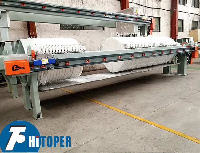 4.0KW Automatic Round Plate Filter Press For Kaolin and Ceramic Clay Industry Sludge Dewatering