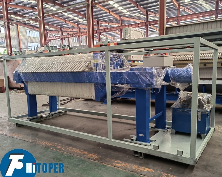 0.6Mpa Filtrating Pressure Chamber Filter Press Machine For Sludge Dewatering With 630PP Plate