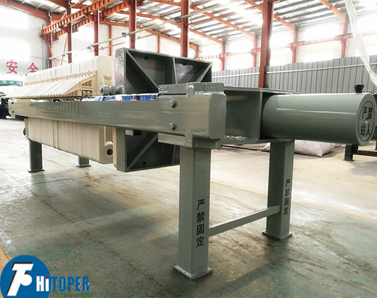 30m2 Industrial Filter Press 870mm PP Plate Type For Electroplating Wastewater Plant