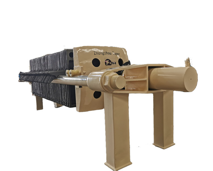 Durable Plate and Frame Filter Press with Cast Iron Structure Designed for Fast Unloading Low Cake Moisture and High Temperature Filtration