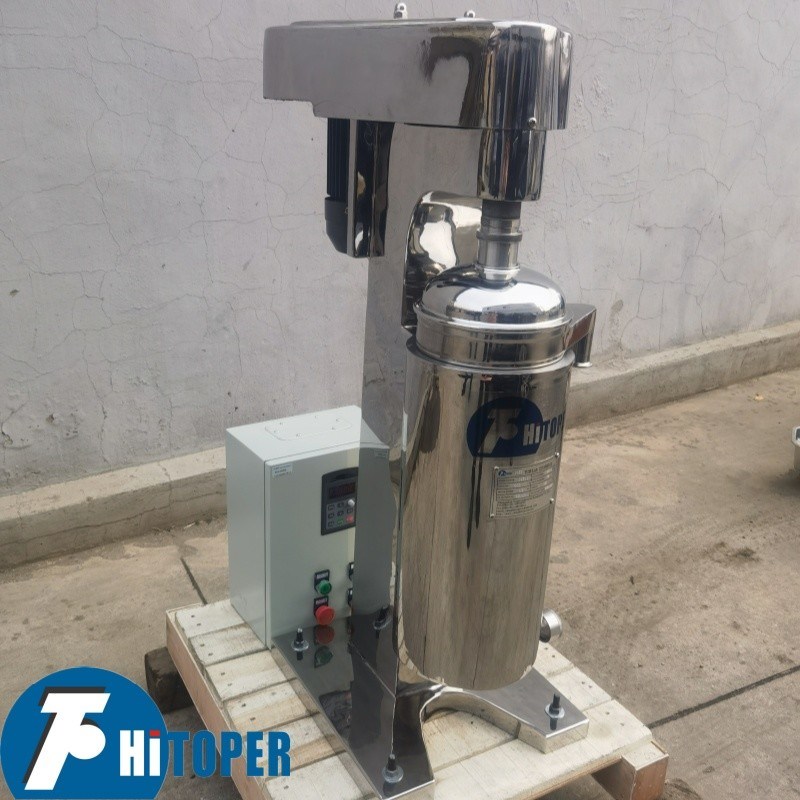 Durable Tubular Centrifuge for Liquid Liquid Separation and Removal of Fine Solid Particles in Industrial Processes