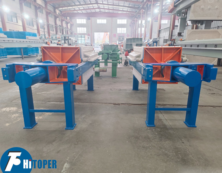 CE Certificate 0.6Mpa High Pressure Filter Machine 630mm Plate Industrial Fitler Press Filter Area Of 30m2