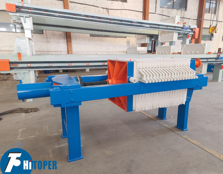 Manual Cake Discharge Automatic Hydraulic Compress Wastewater Filtration Industrial Filter Press