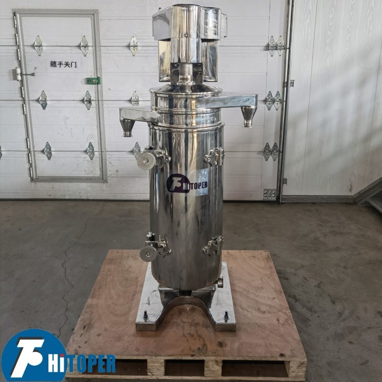Tubular Centrifuge Designed for Three Phase Solid Liquid Separation and Clarification of Suspensions with Fine Solid Particles