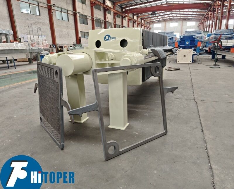 Cast Iron Filter Press High Temperature Material Plate And Frame Filter Press Low Cake Moistur