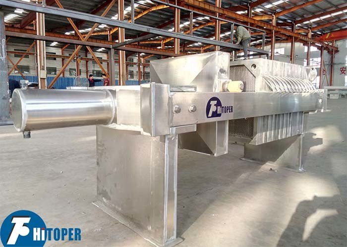 Chemical Slurry Stainless Steel Filter Press , 5m2 450mm Plate Frame