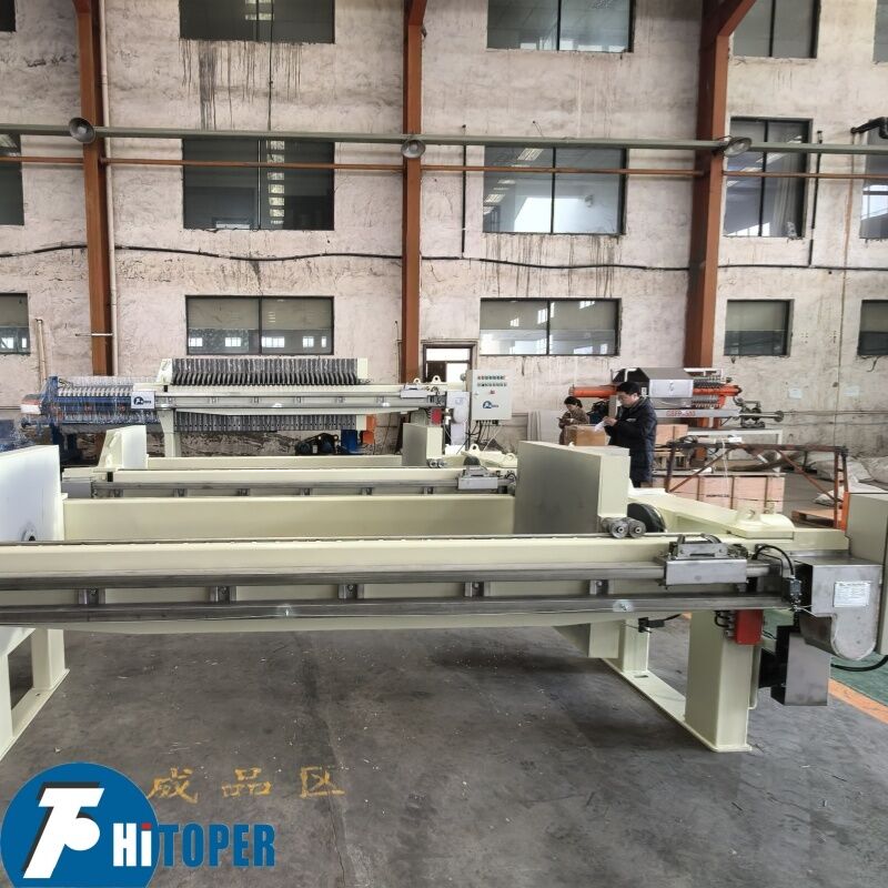 Heavy Duty Cast Iron Filter Press for Chemical Industry Applications Including Gypsum and Copper Sulfate Filtration