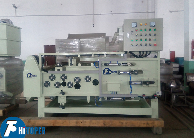 Gravity Dewatering Zone and Wedge-Shaped Dewatering Zone for Full Dehydration in Belt Filter Press