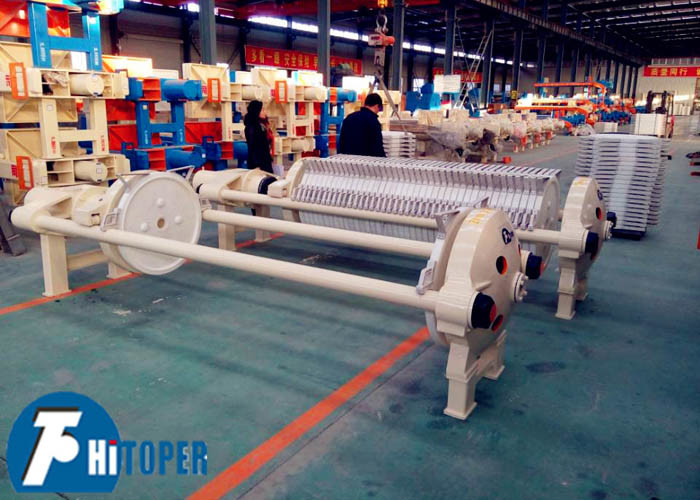 Stone Wastewater Round Plate Filter Press Equipment 40m2 Filtration Area