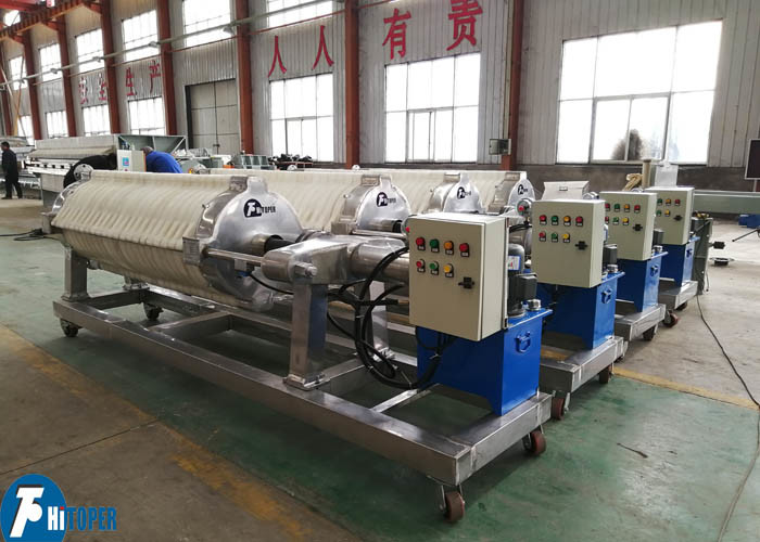 Plate and Frame 216L Cotton Cake Filter Press for Liquid Filtration in High Precision Industries