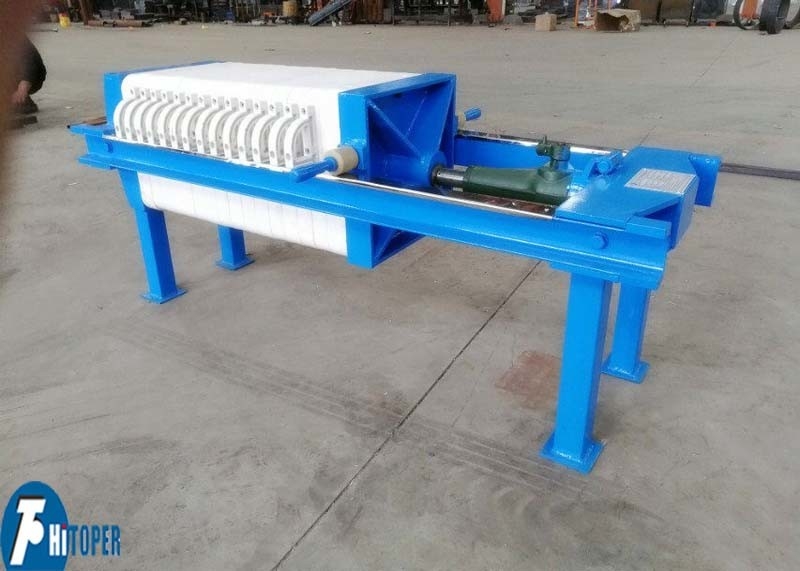 Manual Operation / Jack Screw Industrial Filter Press Equipment Used In Smelt Field