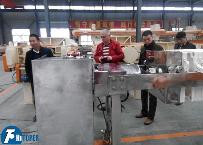 Smelting Industry Cardboard Filter Press Equipment For Fine Filtration