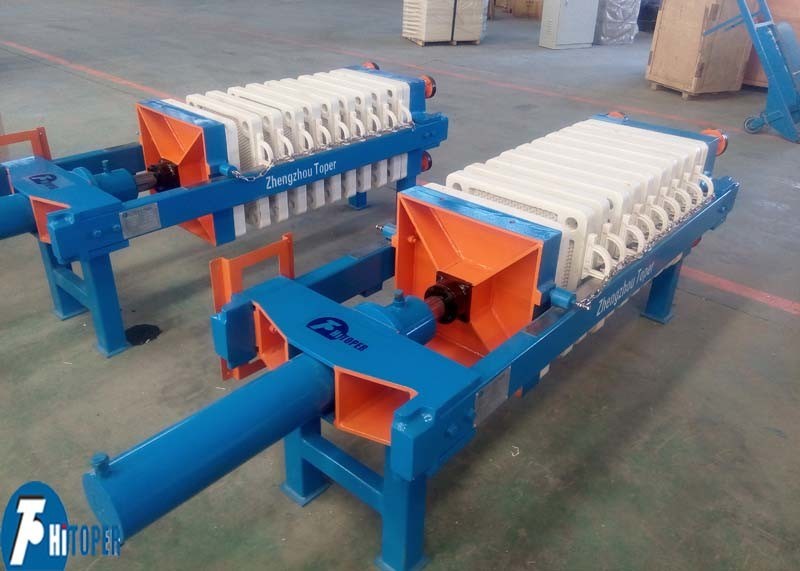 High Efficiency Industrial Filter Press , WWTP 4m2 Automatic Filter