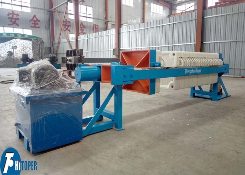 Industrial Juice Filter Press 1000 L/H Capacity With Hydraulic Closure And Open