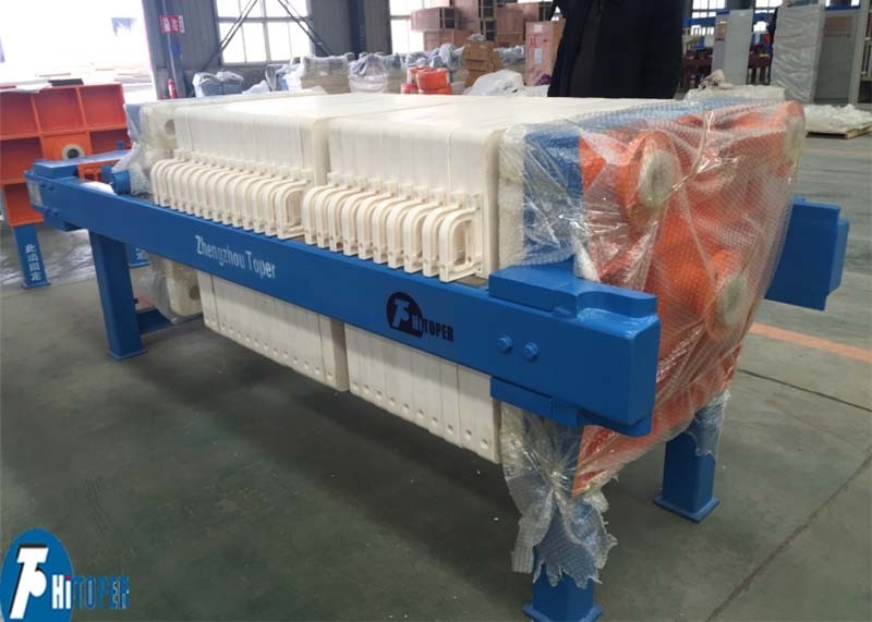 Hydraulic Compress Industrial Filter Press Washable Plate Type With 20m2 Filtration Area