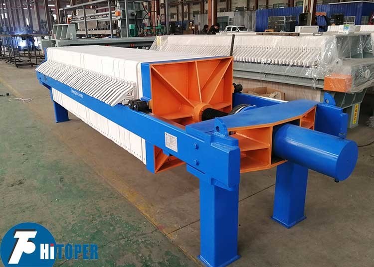 Construction Site Wastewater Filter Press , Industrial 70m2 Filter