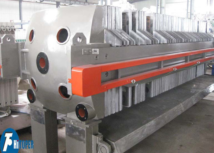 Cast Iron Chamber Plate Frame Filter Press Machine For Ceramic Slurry Dewatering