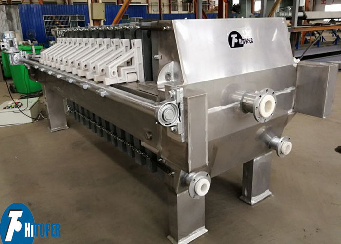 Industrial Stainless Steel Filter Press with Filter Precision from 200 Mesh to 0.22 Microns for Fine Chemical Applications