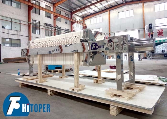 Hydraulic Automatic Stainless Steel Filter Press , Sunflower Oil Filtration Machine
