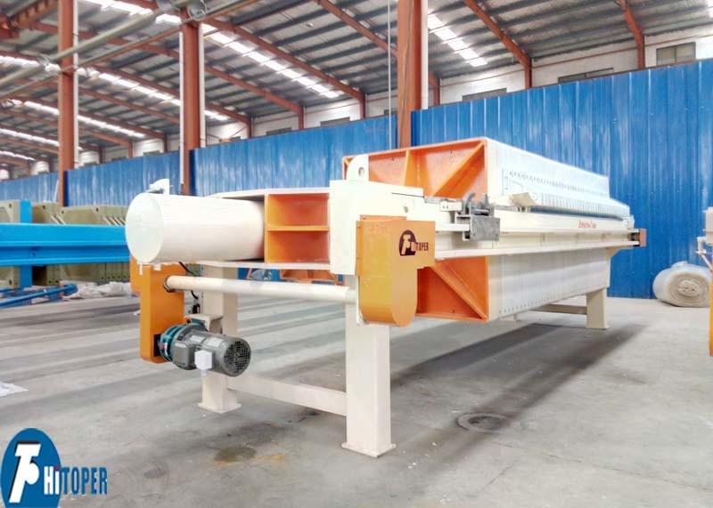 Hydraulic Closure Chamber Filter Press with Automatic Cake Discharge and Cloth Cleaning System for Industrial Suspension Separation