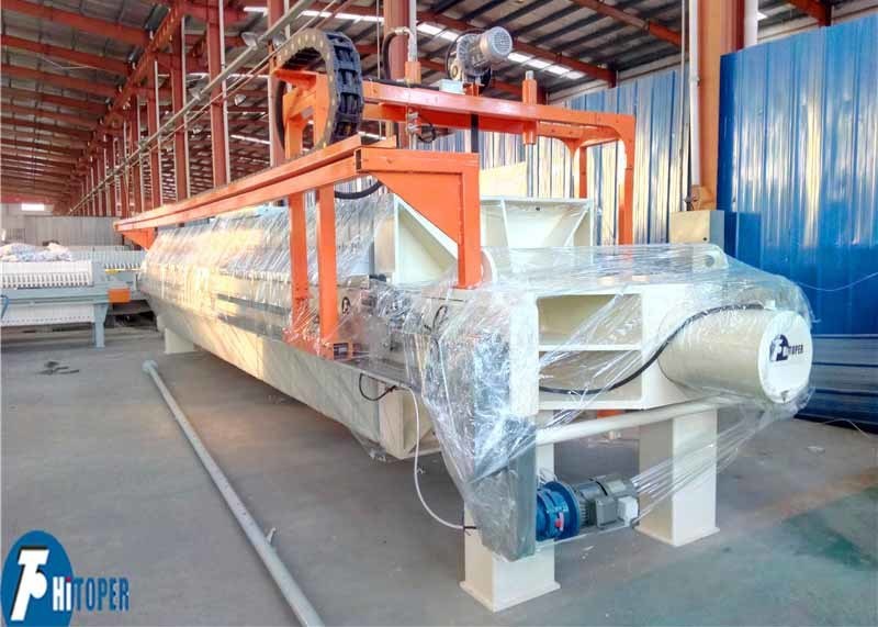 Automatic Chamber Filter Press with Durable Polypropylene Plates and Hydraulic Unit for Solid Liquid Separation in Industrial Food Processing
